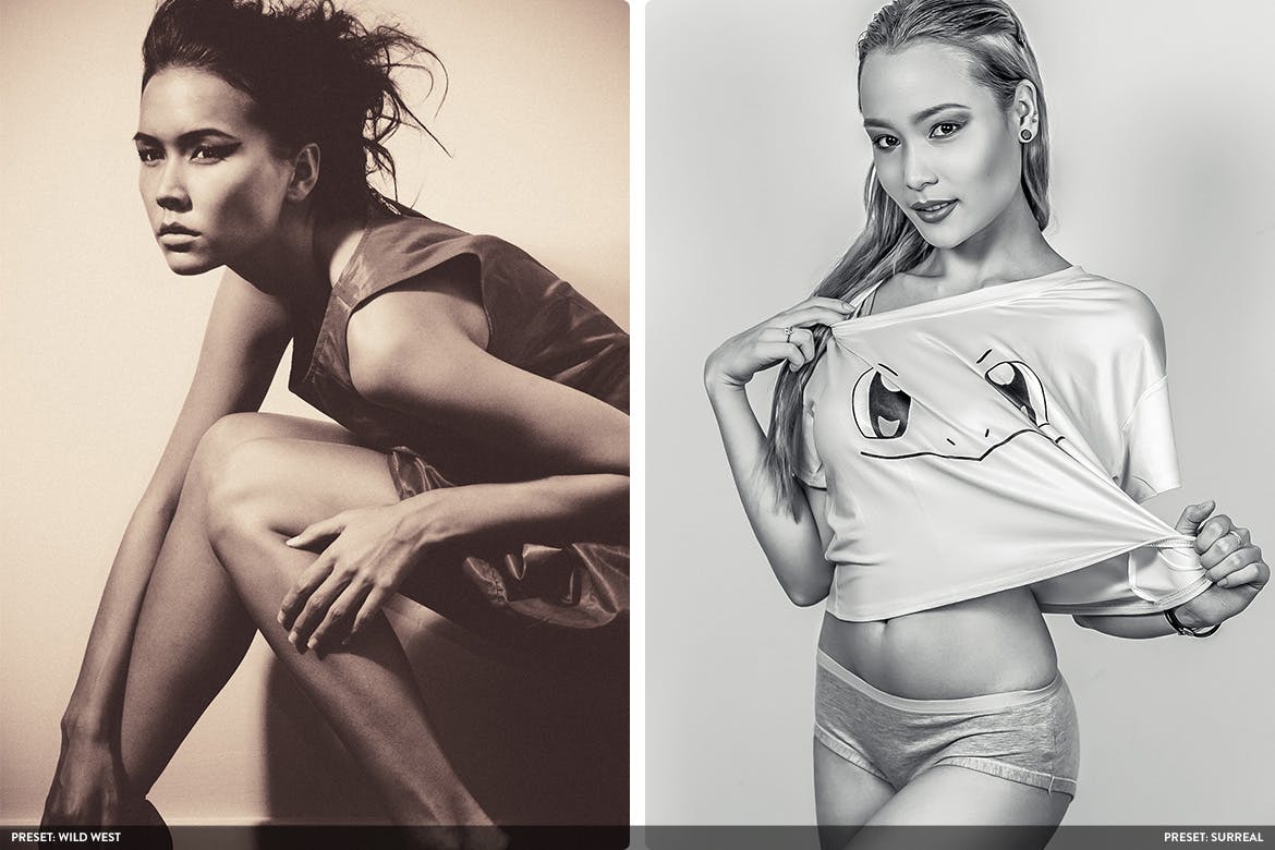 20款摄影大师级别黑白色调风格生成PS预设v3 Monochromatic Vol. 3 – 20 Photoshop Presets插图(7)