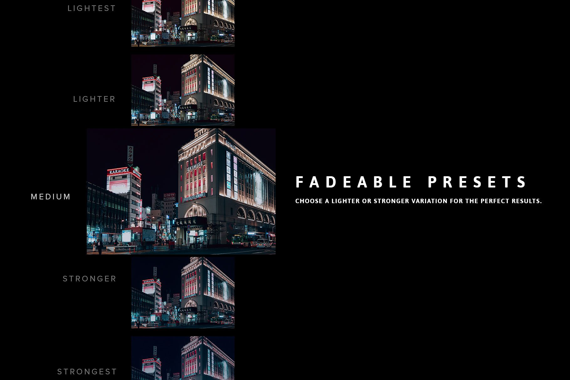 夜景照片效果处理LR预设 Midnight Lightroom Presets/Profiles插图(2)