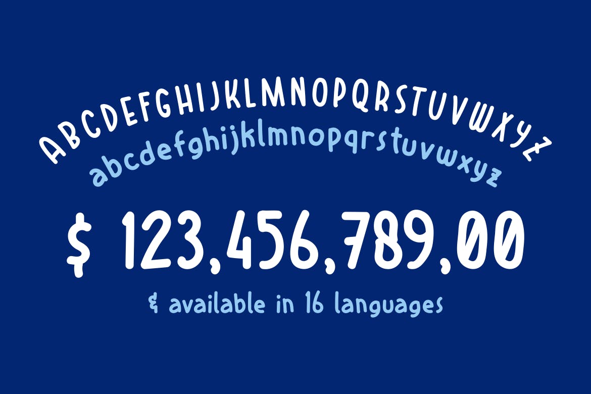 童趣可爱风格无衬线英文字体下载 Let’s Play – Fun Font插图(4)