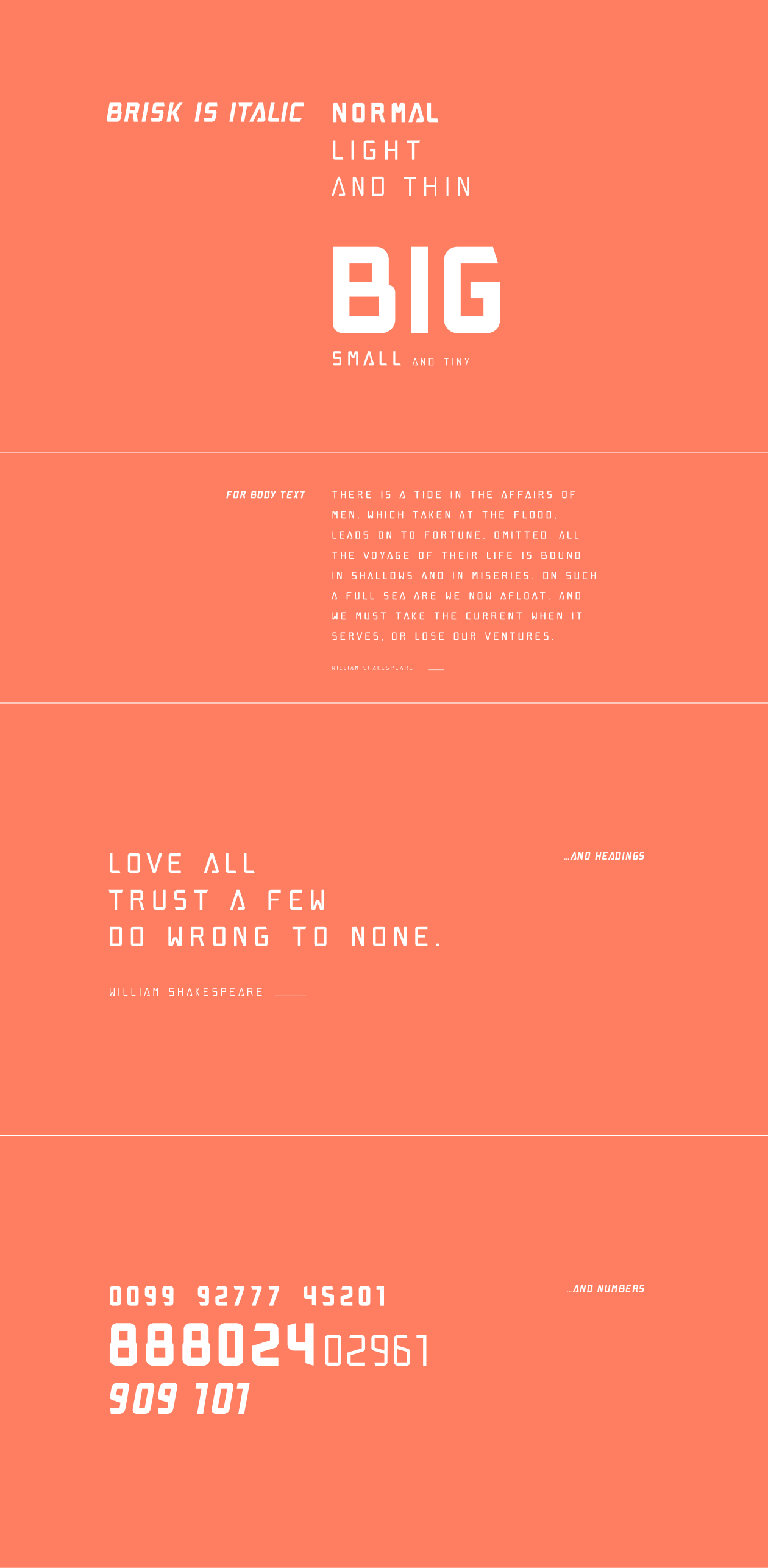 现代专业英文无衬线字体 Brisk Pro Font插图(5)