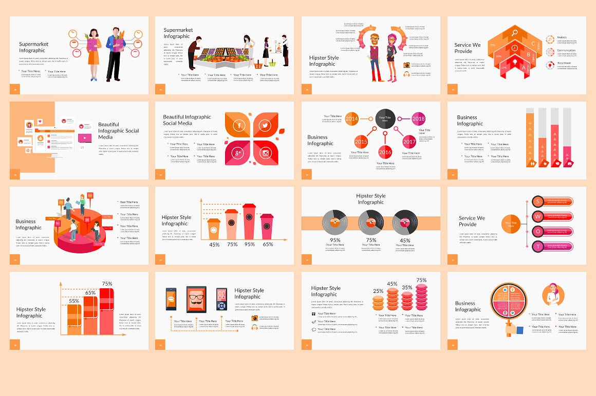 时尚服装品牌创意商业ppt模板插图(2)