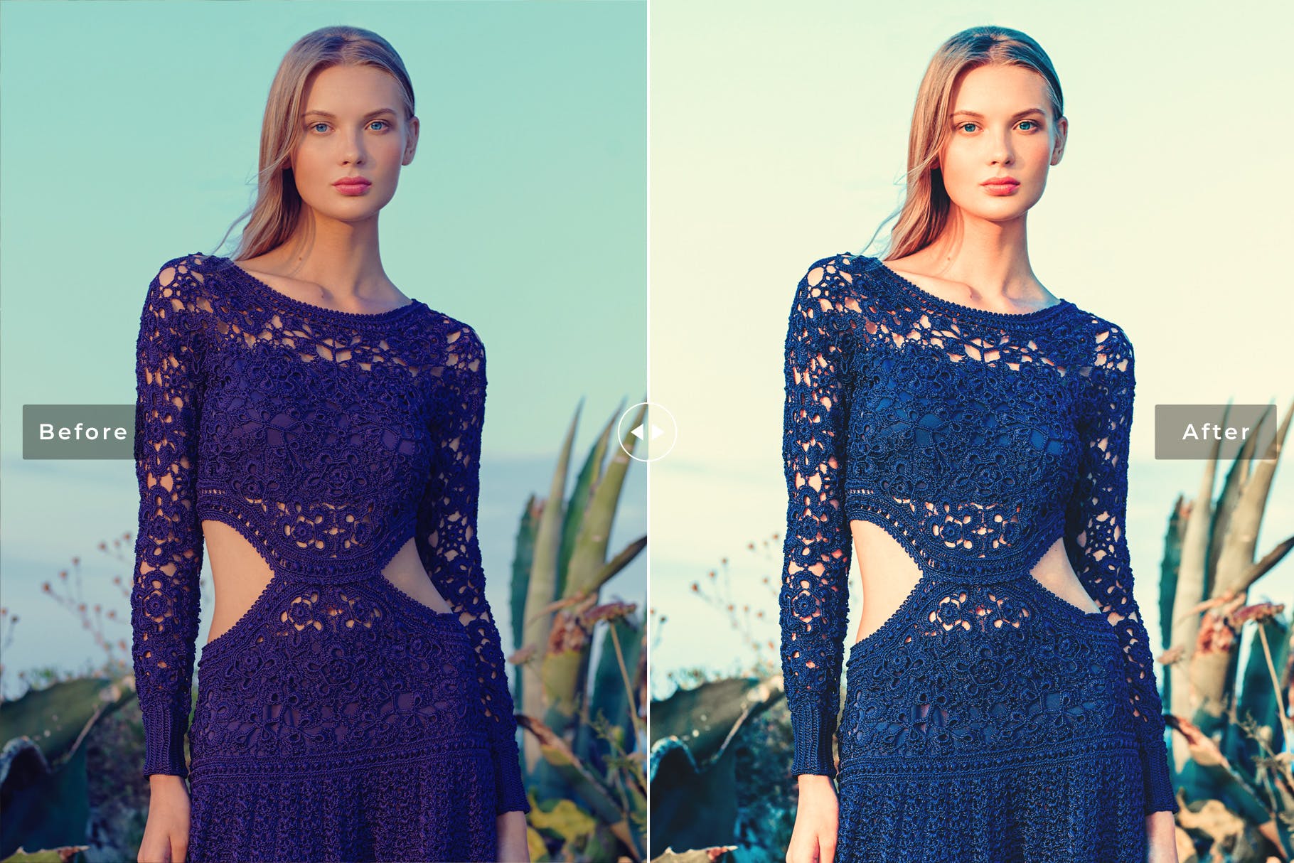 丰富梦幻&褪色效果照片色调Lightroom调色预设 Capri Mobile & Desktop Lightroom Presets插图(1)