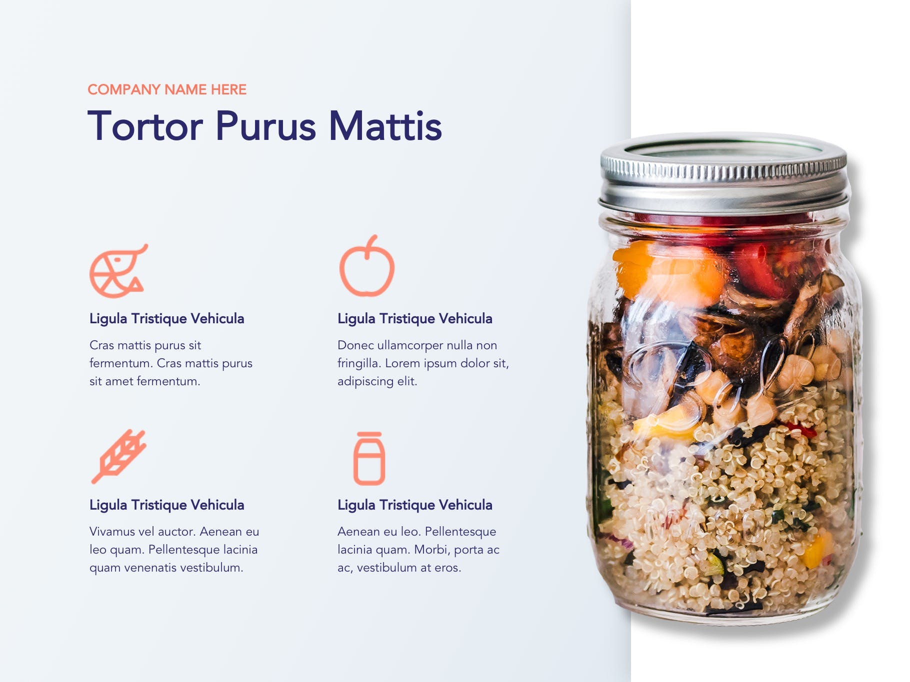 营养配餐食谱谷歌幻灯片设计模板 Nutritious Google Slides Template插图(4)