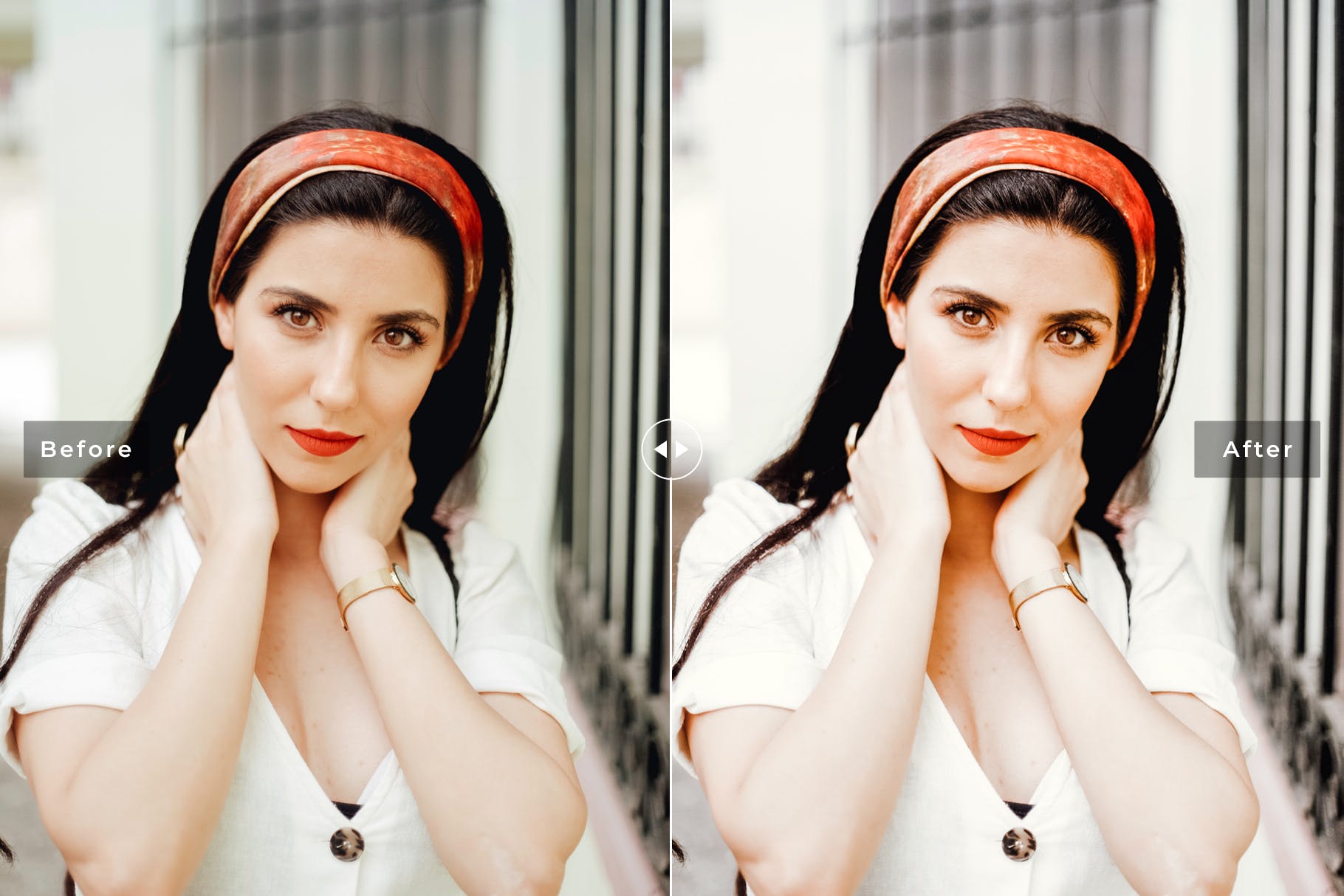 复古哑光棕色暖色调照片效果处理LR预设 Hazelnut Mobile & Desktop Lightroom Presets插图(1)