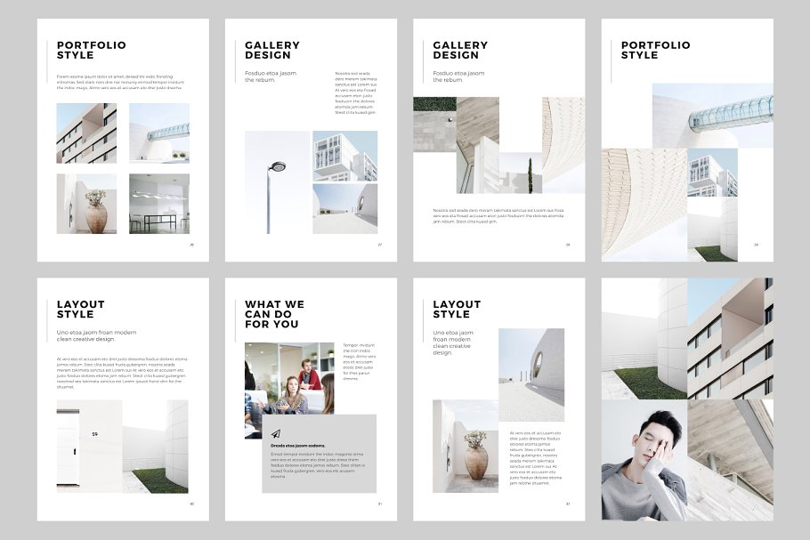 简洁，现代和极简主义Keynote幻灯片模板 NORS A4 Vertical Keynote + 20 Photos插图(8)