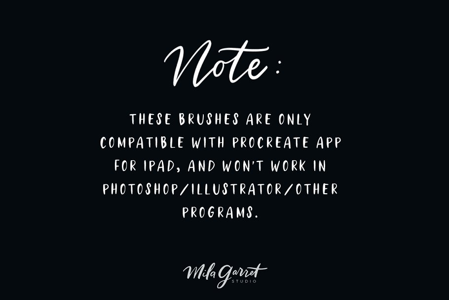 手写英文字体Procreate笔刷 Procreate Lettering Brushes Classic插图(6)