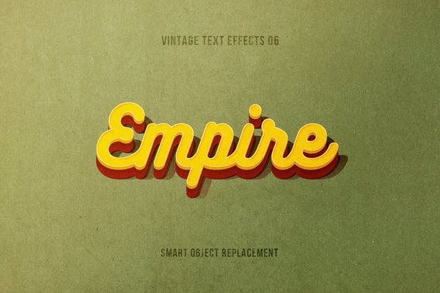 复刻电影加州梦风格文本图层样式 Retrica: Vintage Text Effects Pack插图(6)