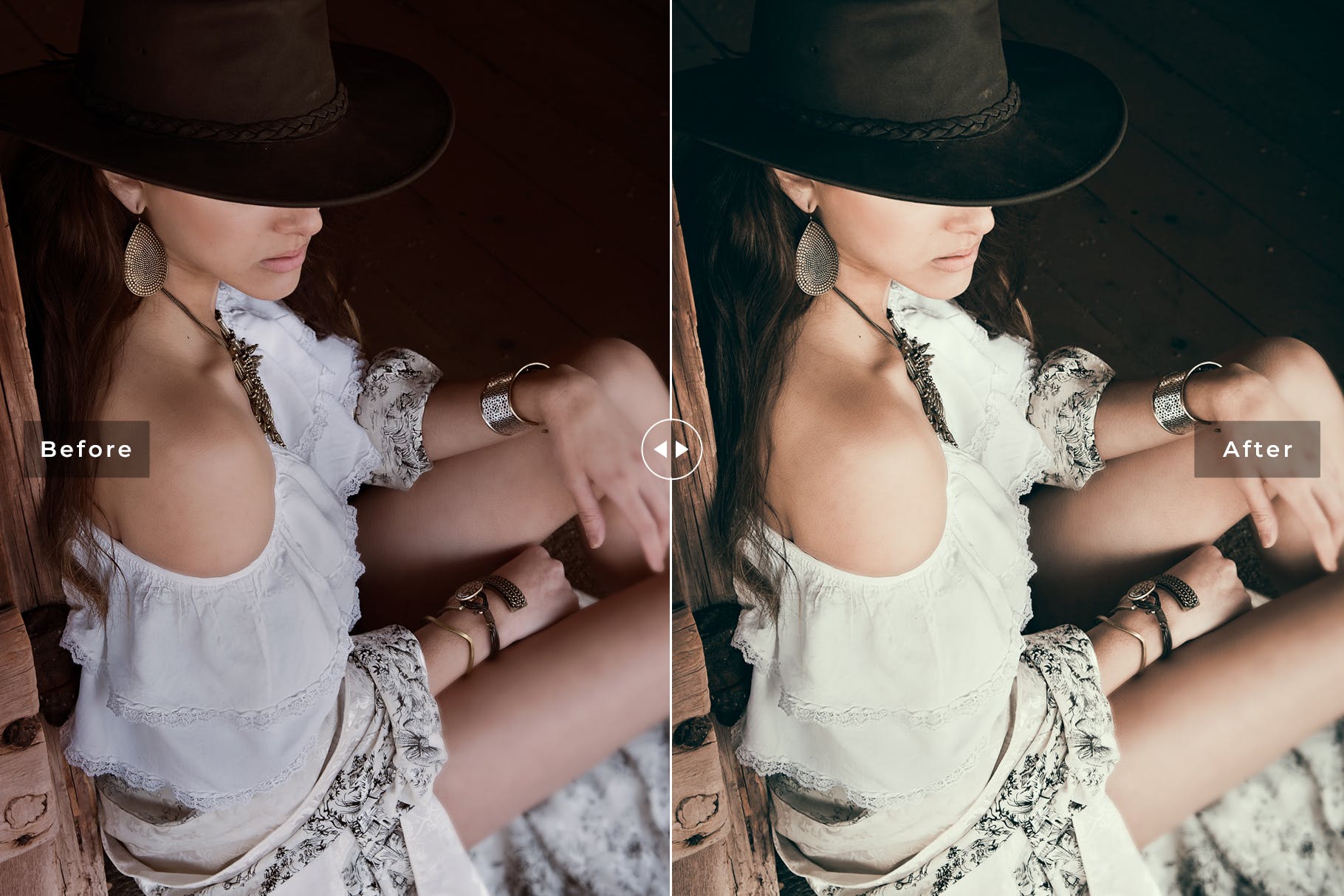 小资风格肖像摄影LR调色预设 Boho Tones Mobile & Desktop Lightroom Presets插图(1)