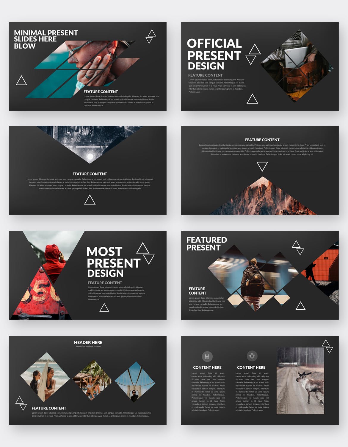 创意旅游摄影主题Keynote幻灯片模板 Kidak Keynote Template插图(5)