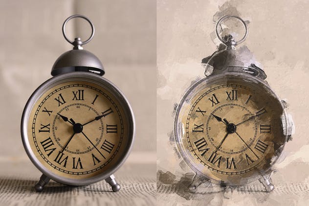 逼真抽象油画一键生成PS动作 Real Paint FX Photoshop Add-On Extension插图(2)