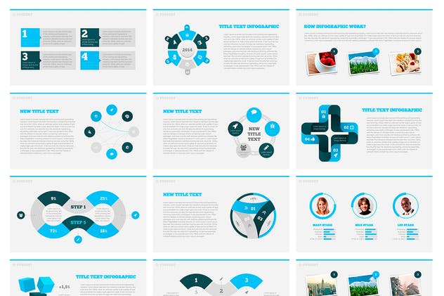 18000+页多用途商务企业主题Keynote幻灯片模板 Everest Business Keynote Template插图(5)