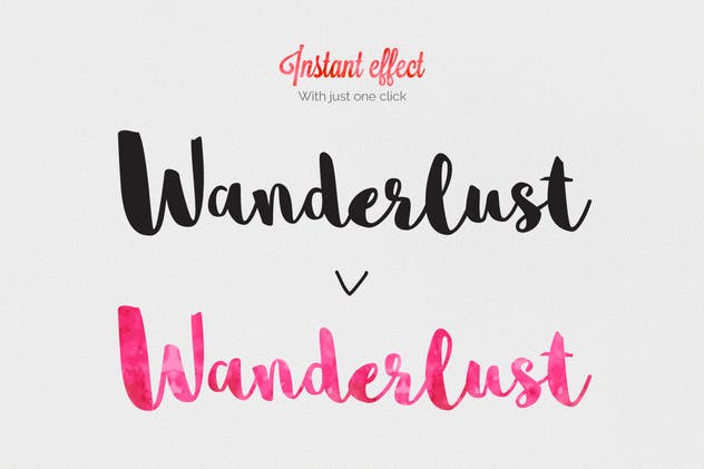 水彩艺术效果AI图层样式 Watercolor for Illustrator插图(1)