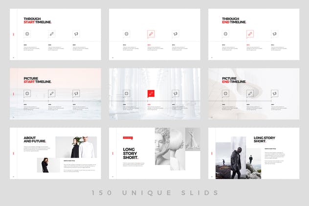 现代简约实用设计风格企业简介介绍PPT模板下载 Balance – Powerpoint Template插图(4)