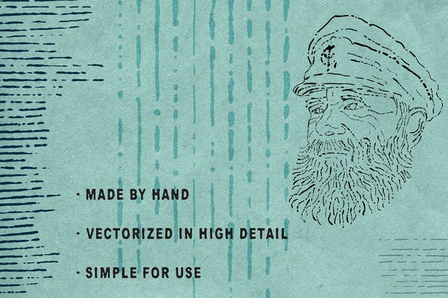 墨水复古插图创作必备AI笔刷 Ink Age Brushes for Adobe Illustrator插图(3)