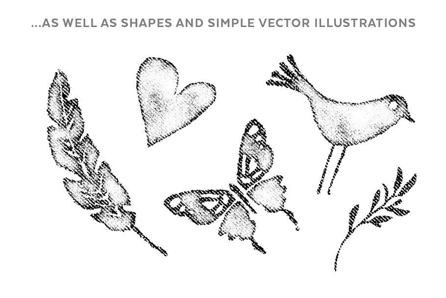 条纹油墨效果AI动作 Ink Streak – Illustrator Actions插图(3)