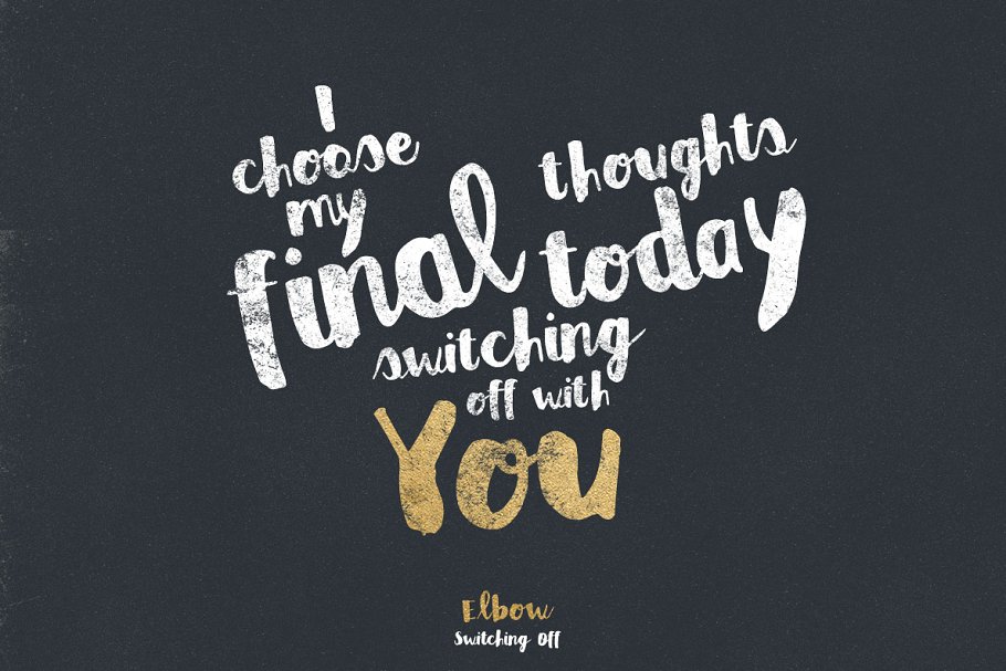 创意艺术画笔手绘英文字体 Moorgate brush script font插图(3)