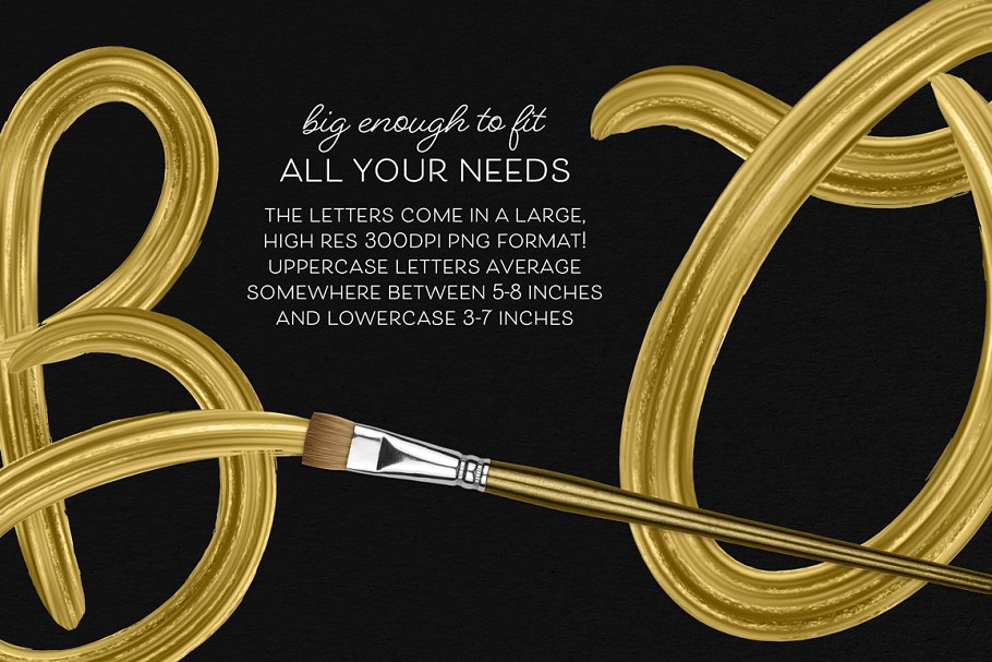 华丽的手写图形字体&PS字体笔刷 Fat & Fabulous: Graphic Brush Script插图(5)