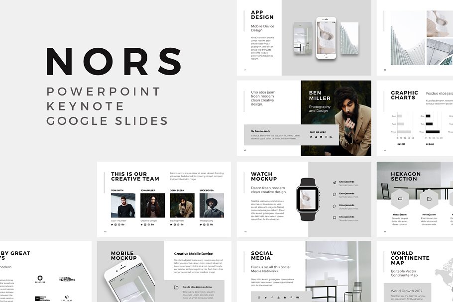 极力推荐：21合1创意产品演示 PPT&Keynote 幻灯片模板 The Bundle Presentation + 60 Photos插图(3)