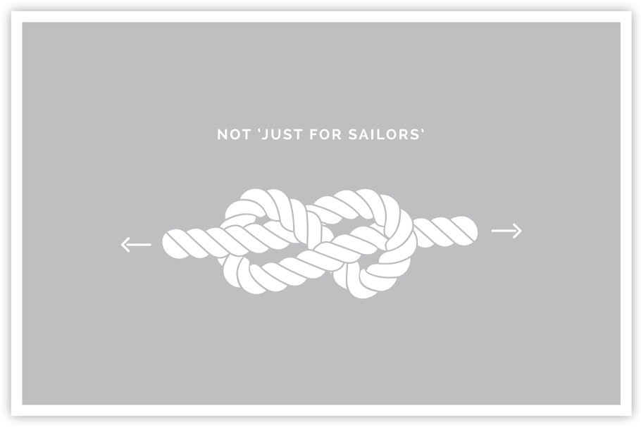 8款绳索缆绳AI笔刷套装 8 Nautical Rope Brush Set插图(2)