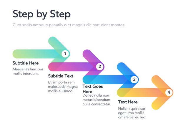 多彩渐变色Google Slides幻灯片设计模板 Colorful Bundle Google Slides插图(7)