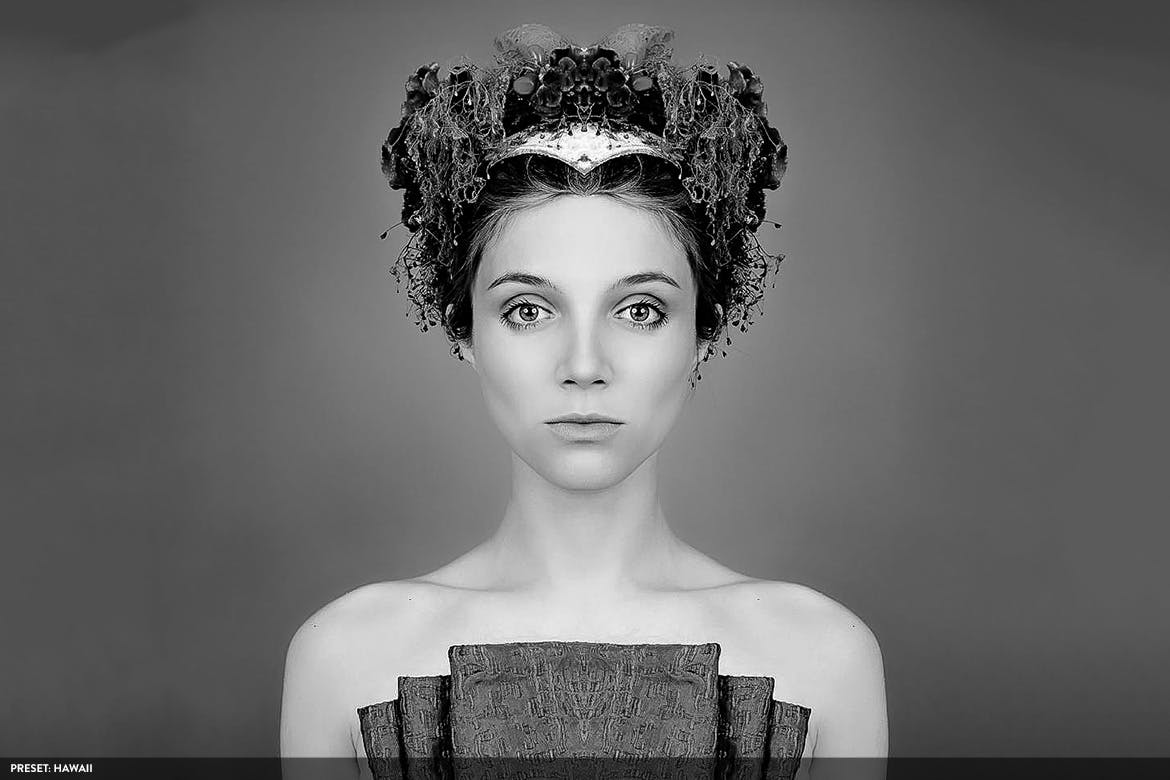 20款摄影大师级别黑白色调照片风格生成PS预设v1 Monochromatic Vol. 1 – 20 Photoshop Presets插图(4)