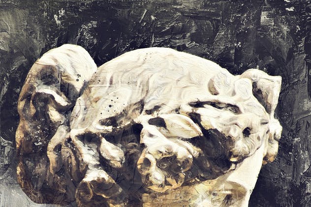 厚涂手法油画效果一键生成PS动作 Impasto Oil Paint Photoshop Action插图(3)