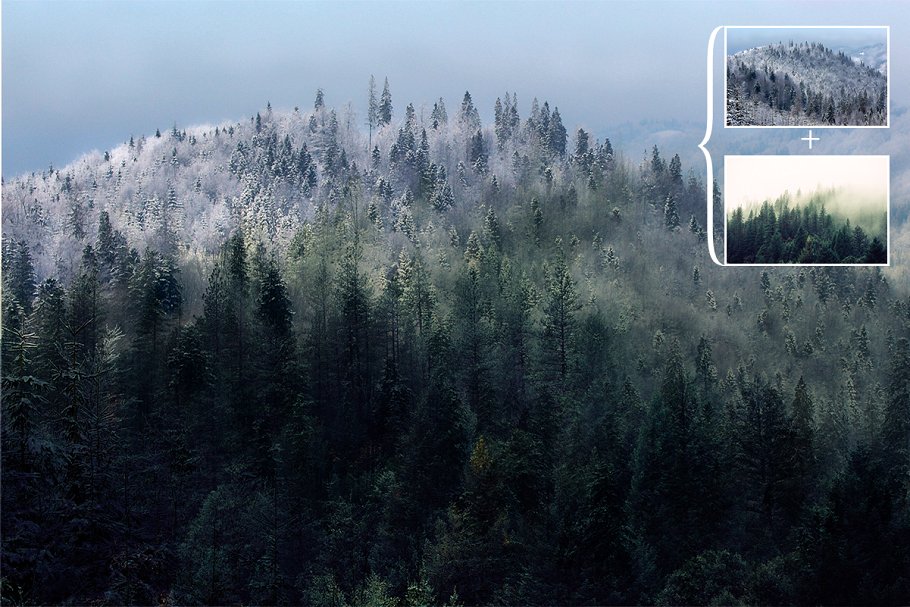 经典双重曝光照片效果处理PS动作 Multiple Exposure插图(7)