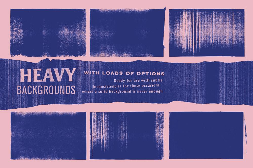 磨损的影印纹理&笔刷 NASTY COPY Photocopy Texture Kit插图(2)