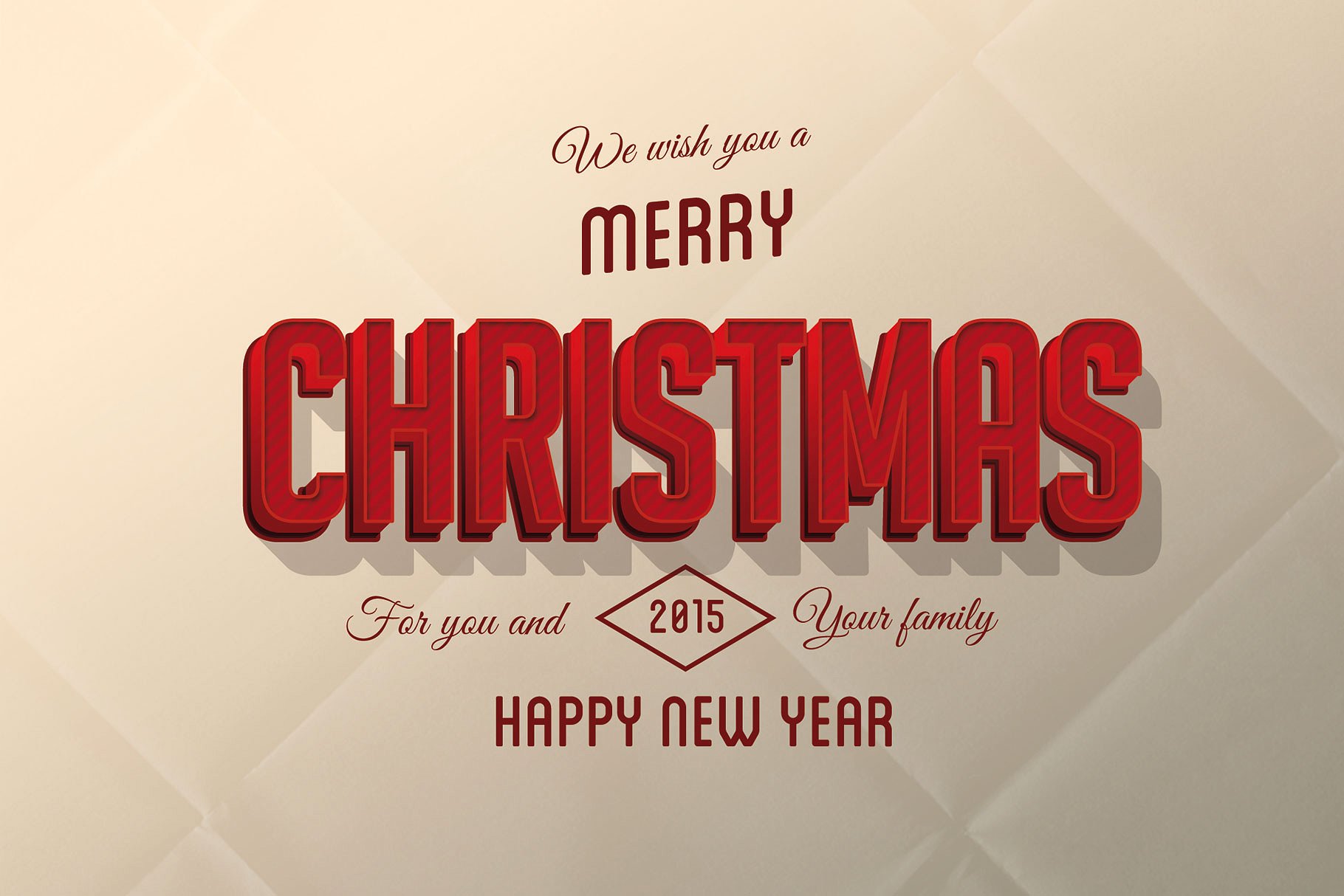 圣诞节主题文本效果图层样式 Merry Christmas Text Effects插图(4)