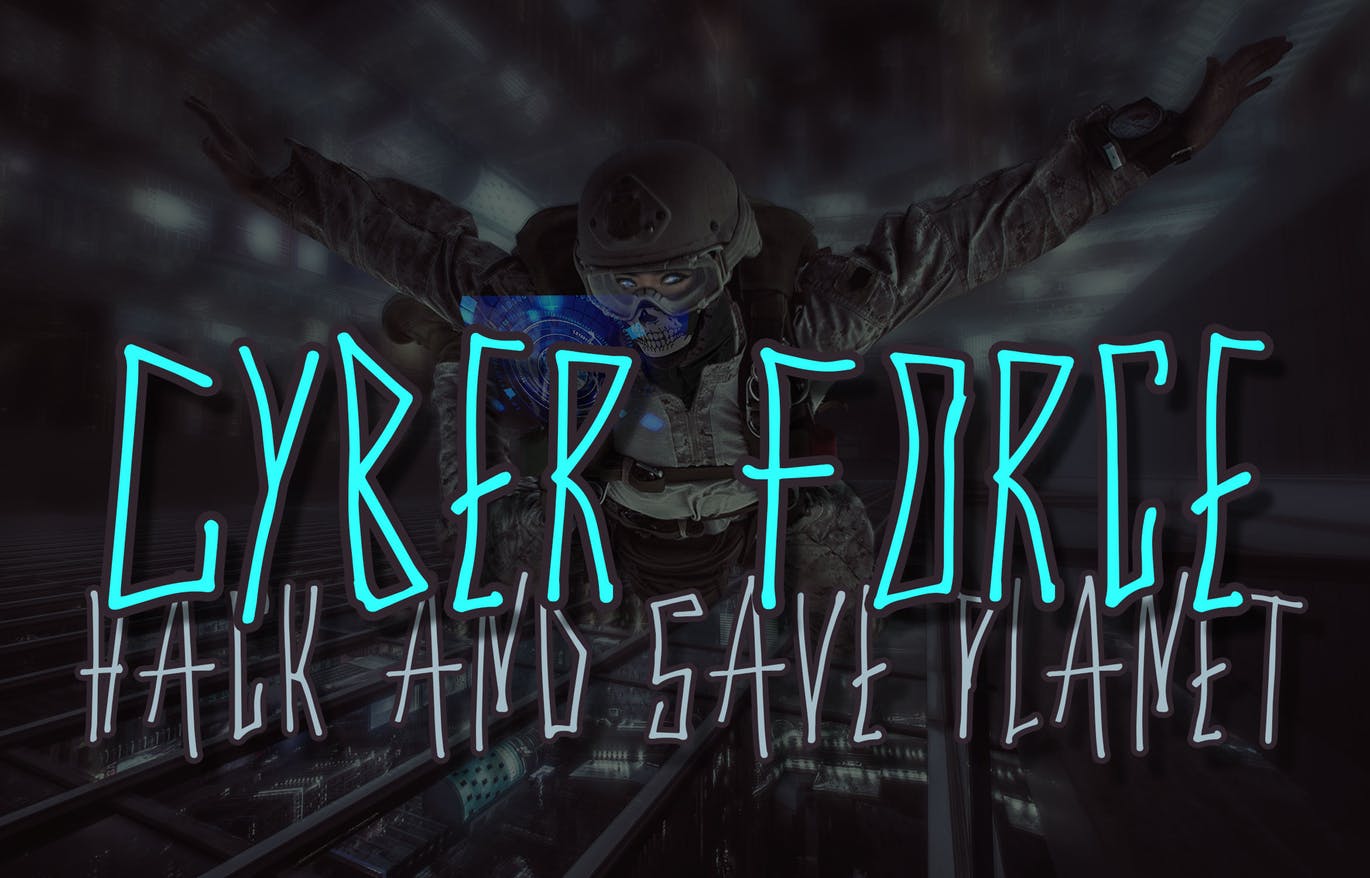 独特笔画创意英文手写字体素材库精选 Cyber Trunk – Handwritten Font插图(2)