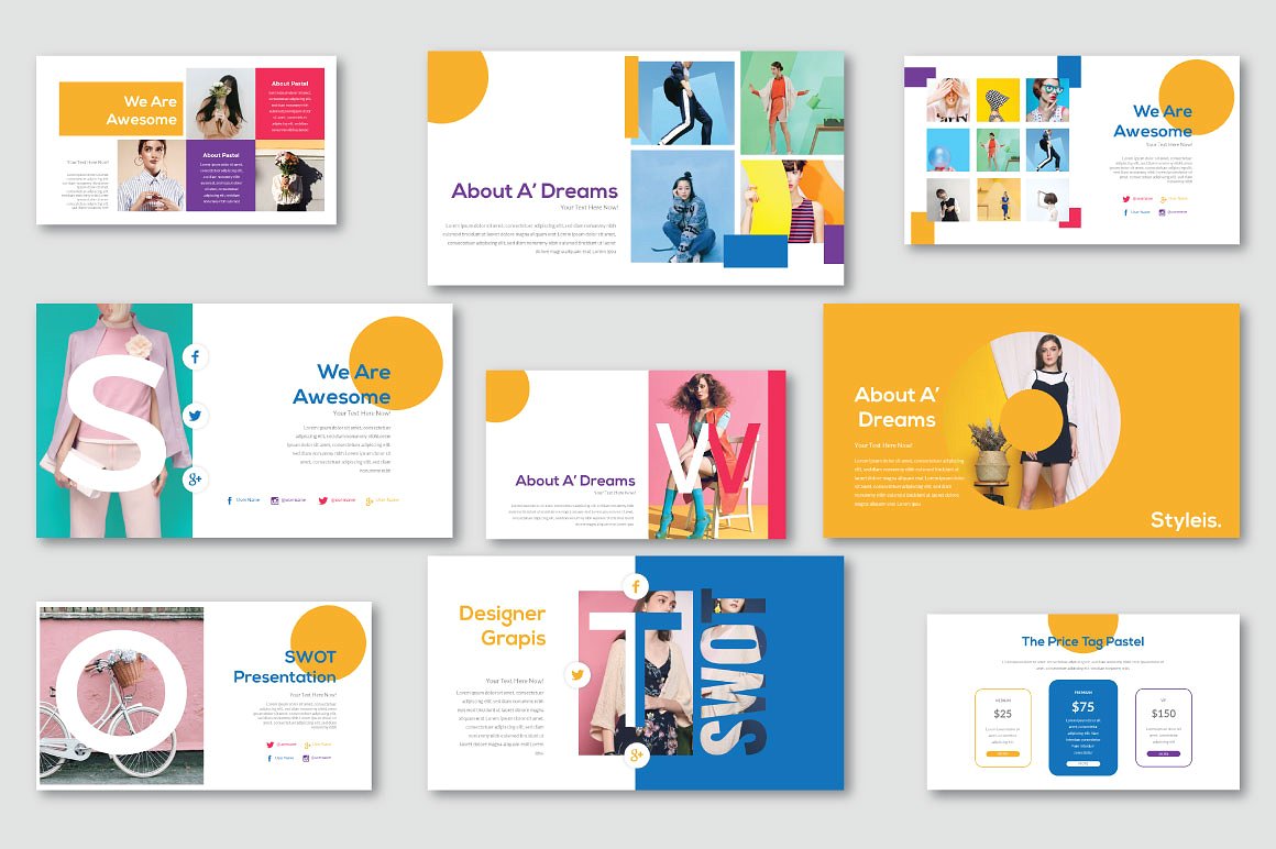 淡色超现代和独特的谷歌幻灯片ppt模板插图(5)