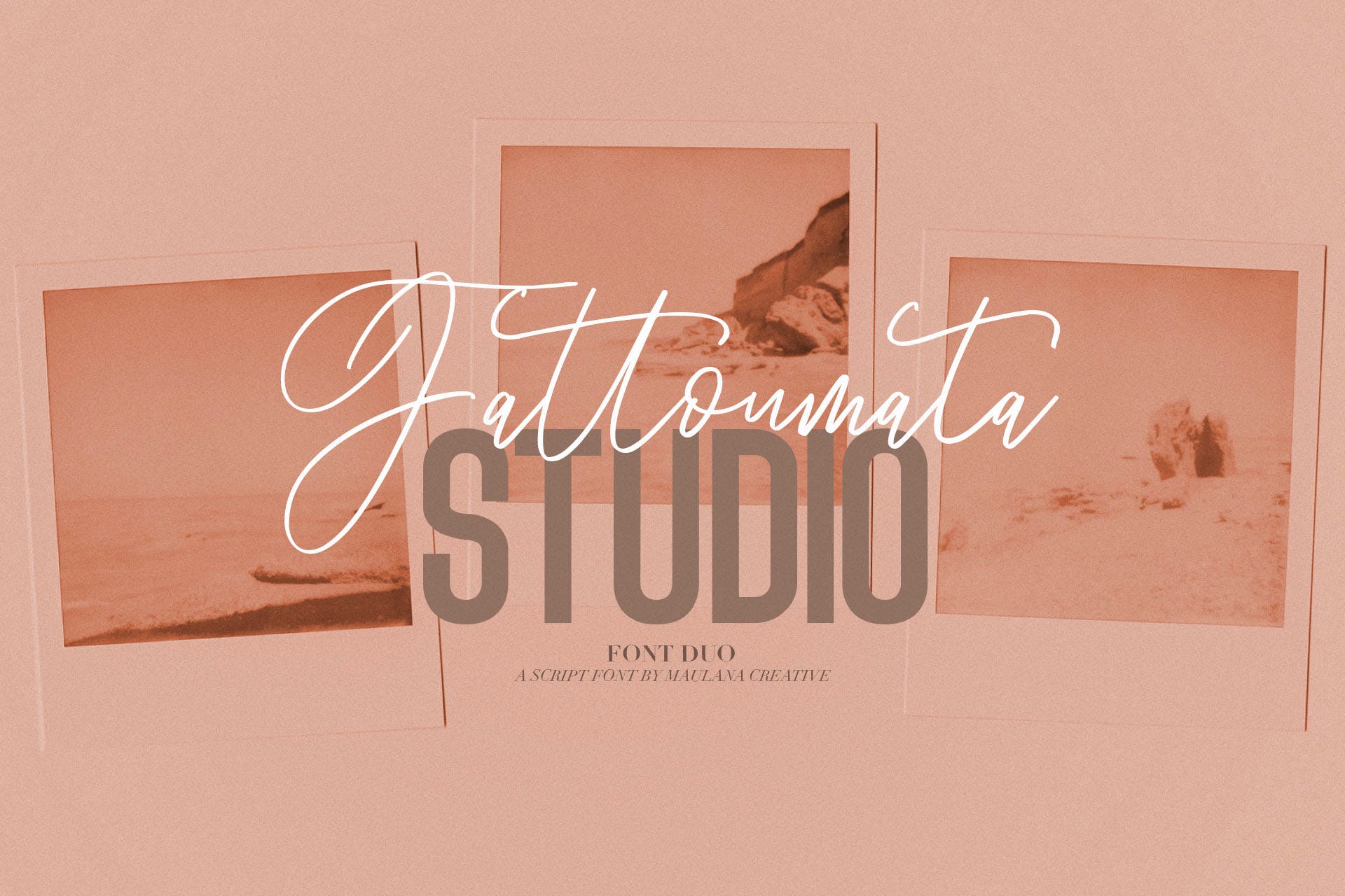 英文签名字体&无衬线版式设计字体二重奏组合 Fairmont – Script Sans Font插图(4)