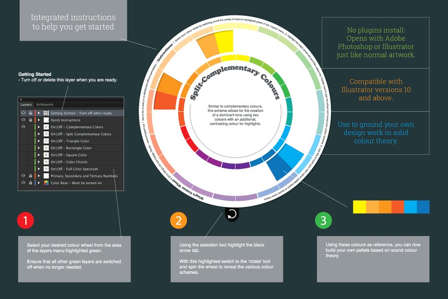 设计师专用色盘对色设计工具 Colour Theory Design Tool插图(4)
