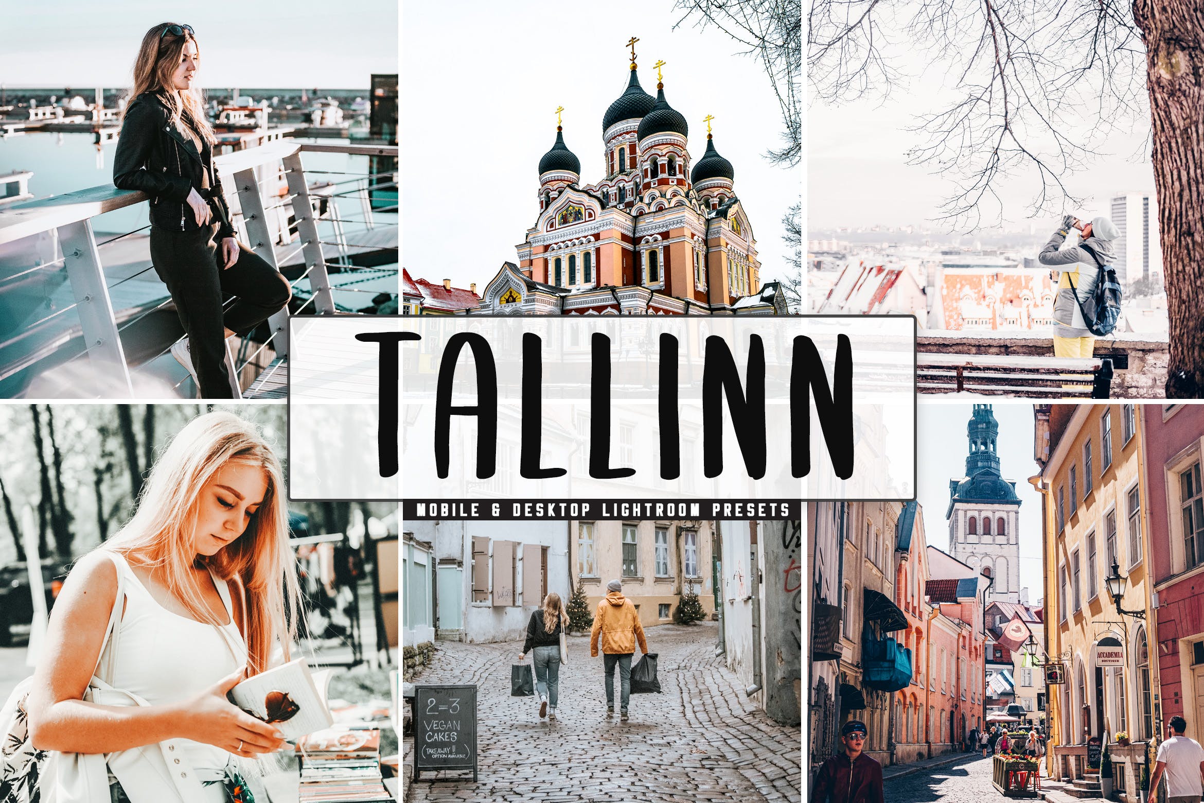 明亮色调高对比照片风格Lightroom调色预设 Tallinn Mobile & Desktop Lightroom Presets插图