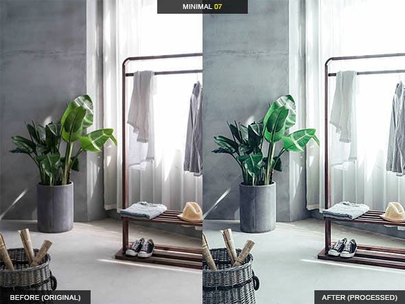 20款时尚专业的简约风格照片调色处理LR预设 20 Pro Clean & Minimal Lightroom Presets插图(7)