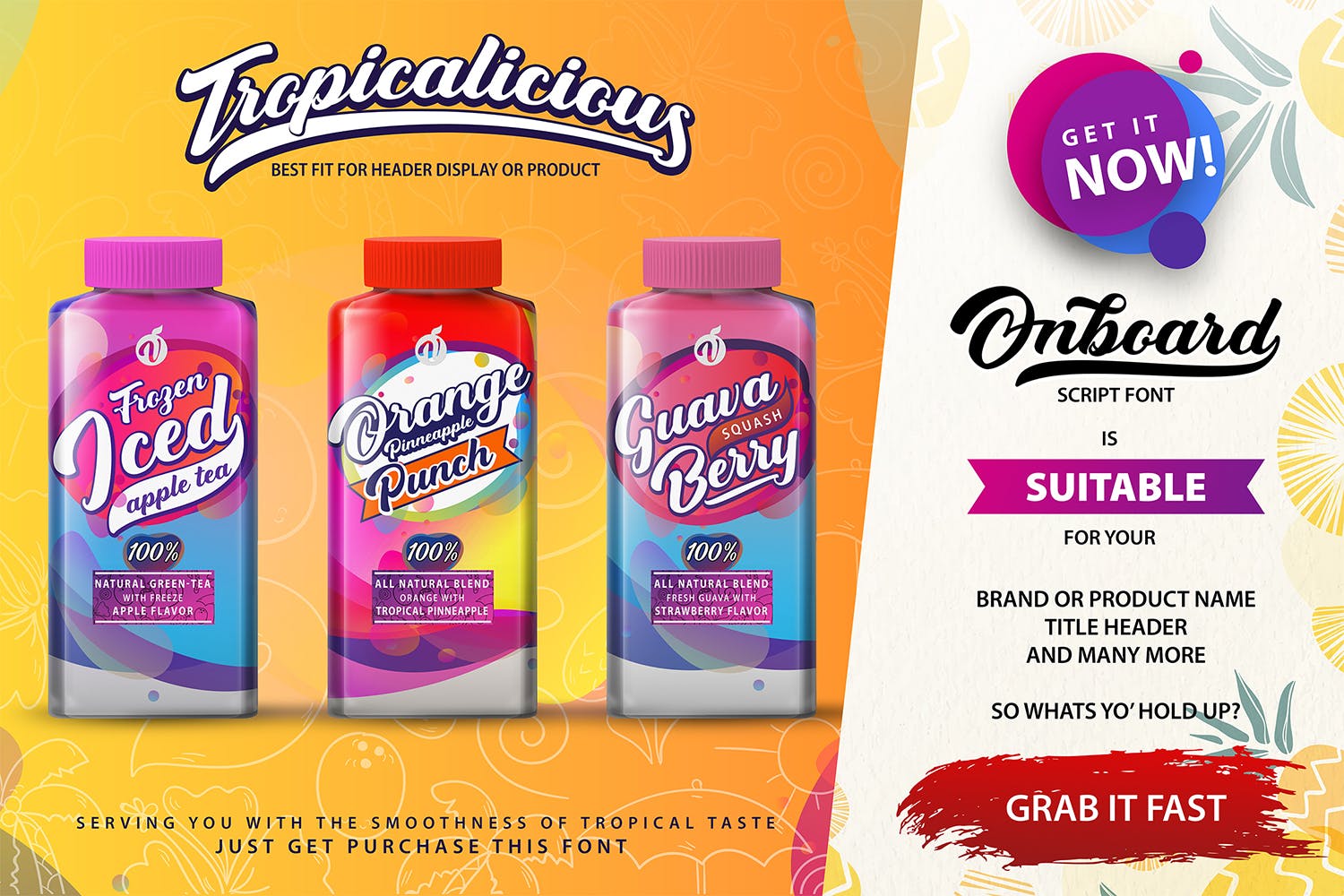 平滑圆润英文笔刷书法字体 Onboard | Smooth Script Font插图(5)