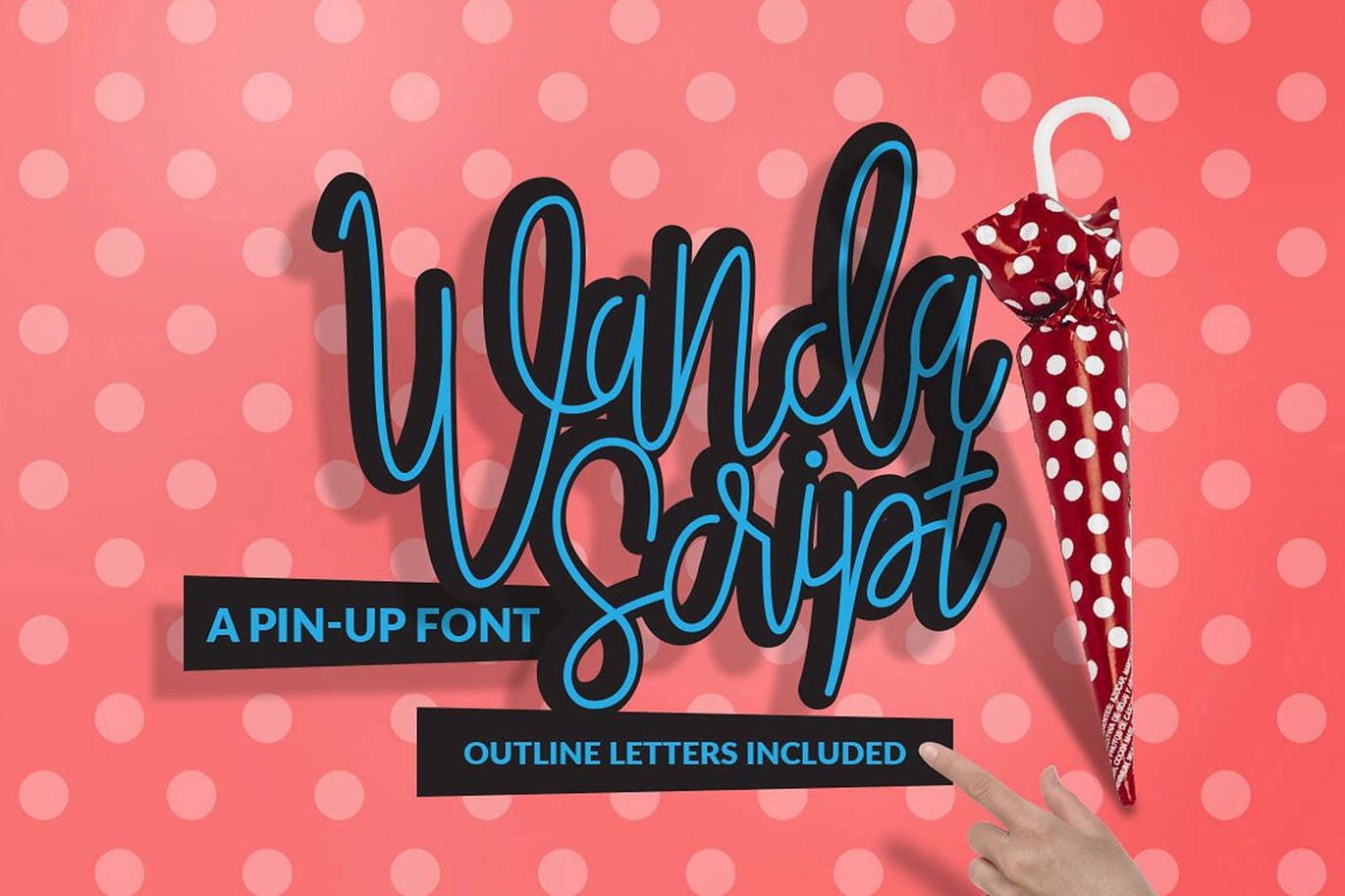 时尚高端复古质感的Wanda Script万达英文字体插图(5)