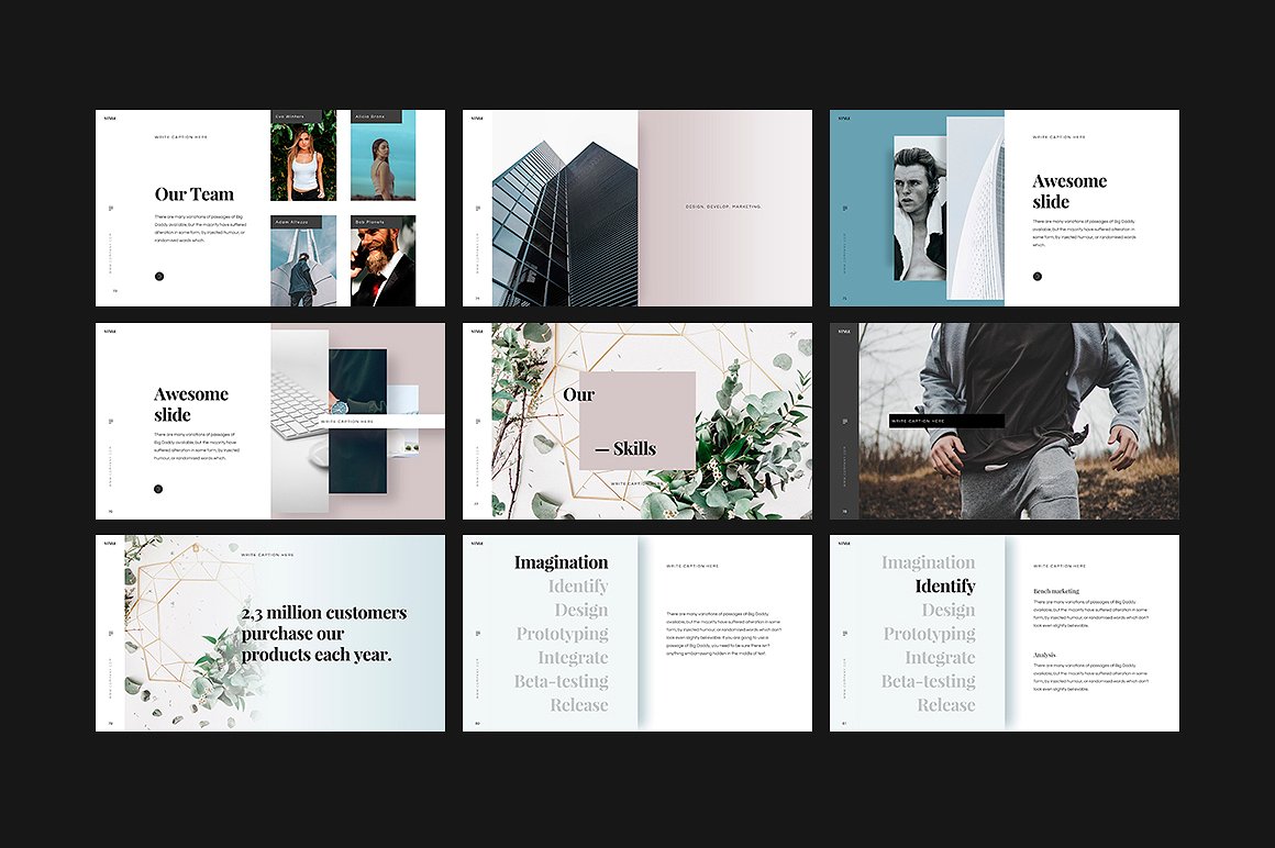 产品服务项目介绍演示Google幻灯片模板 STYLE Google Slides Template插图(8)