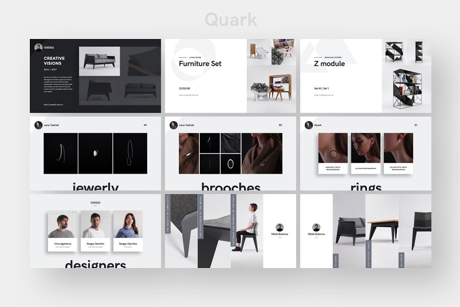 家居创意产品展示 Keynote 幻灯片模板 QUARK Keynote Presentation Template插图(6)