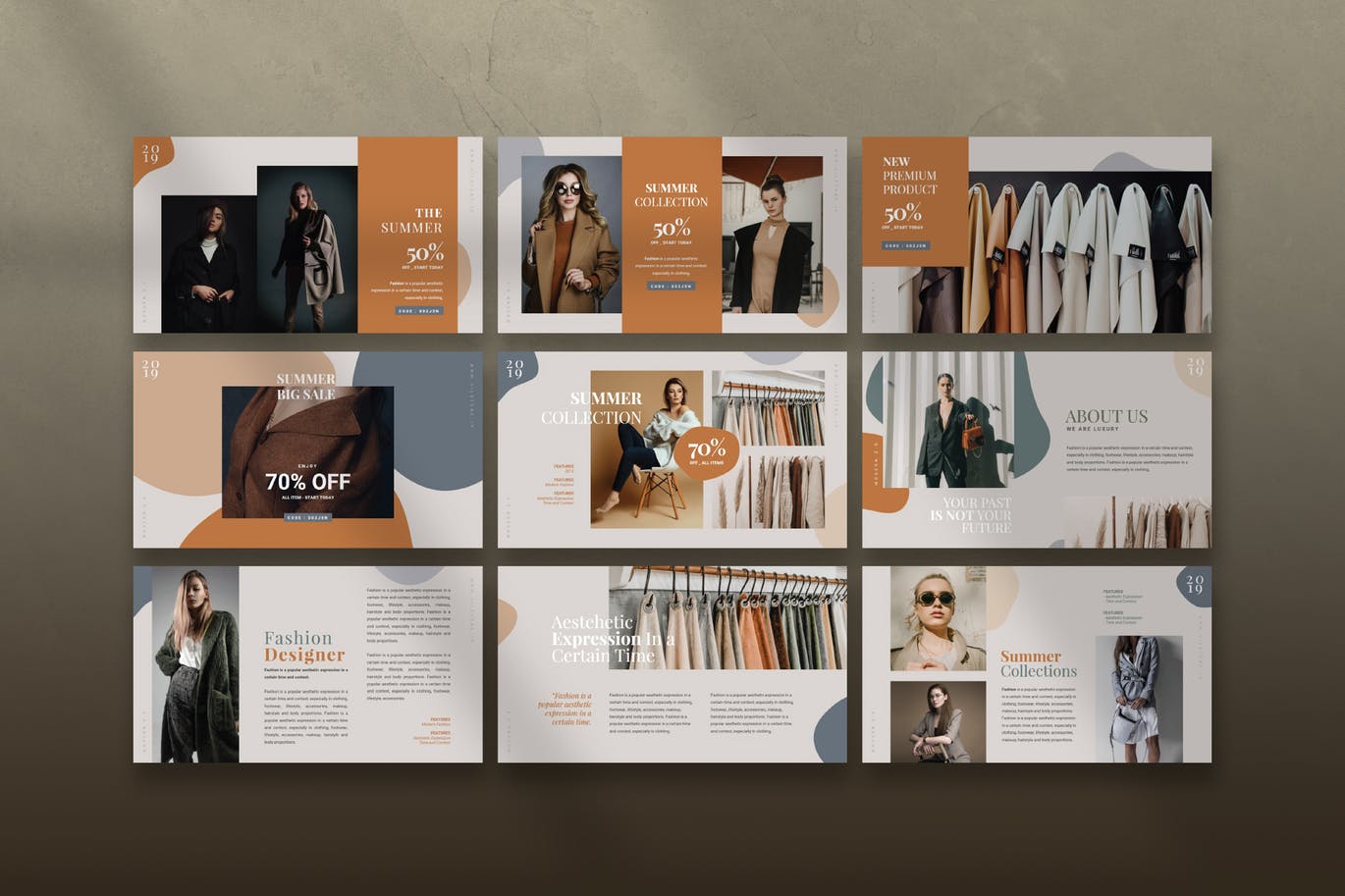 时尚品牌商店介绍Keynote演示文稿模板 Fashion Store – Keynote Presentation插图(3)