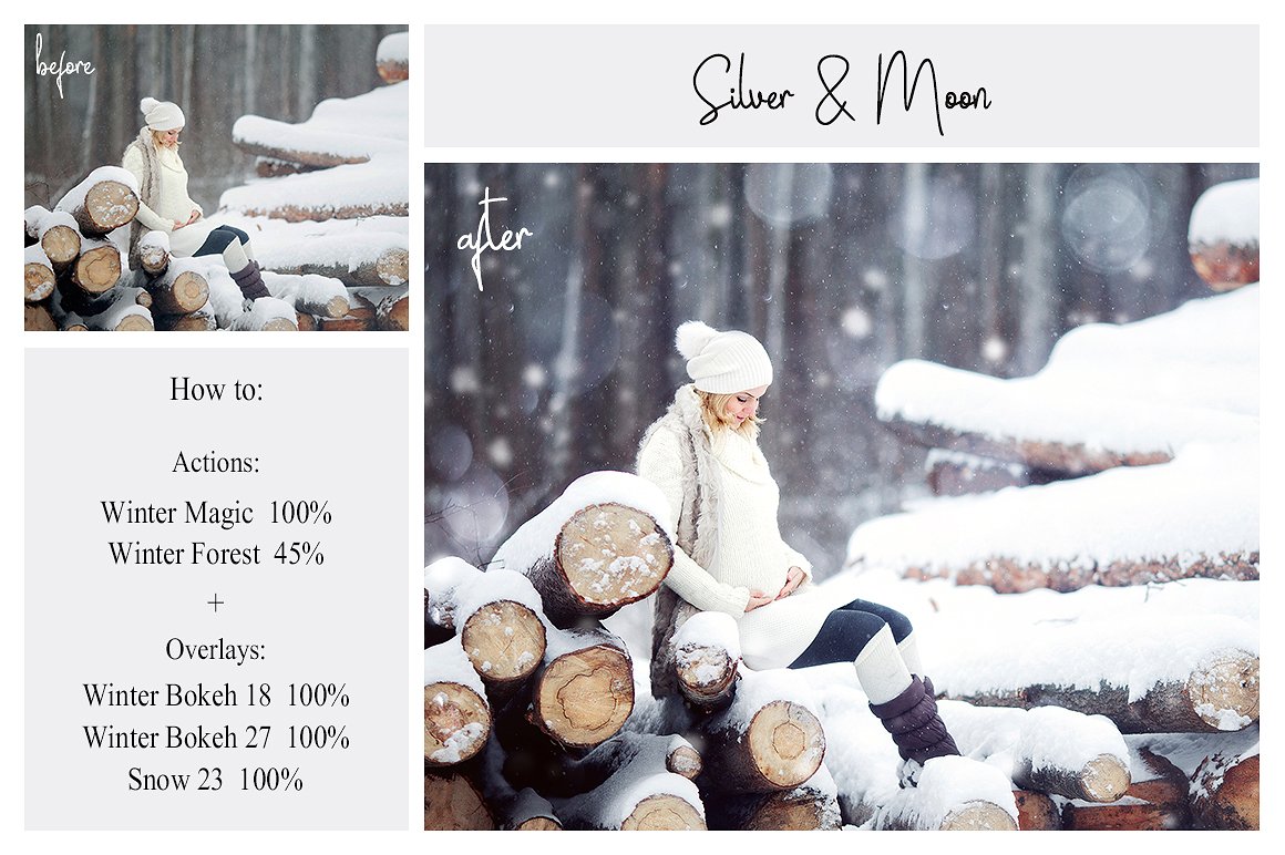 浪漫冬日温馨PS动作叠加纹理插图(16)