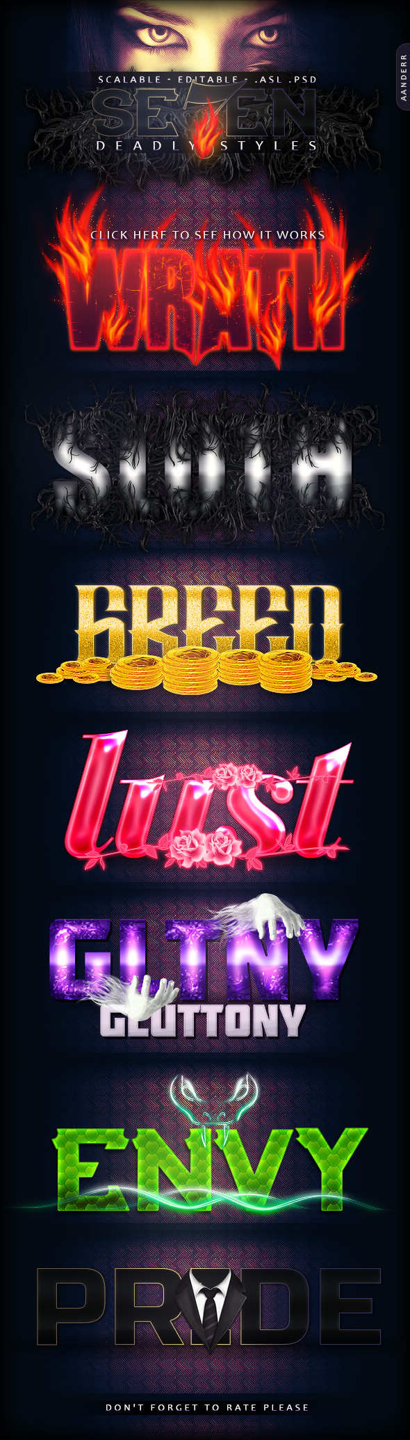 震撼+屌炸天的PS图层样式合集[PSD,868MB]插图(10)