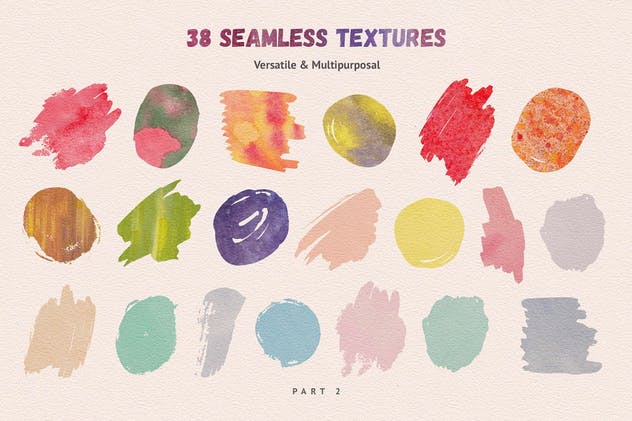 超级水彩绘画设计师工具包[ps水彩笔刷/样式/纹理] Artistic Studio: Watercolor Toolkit插图(2)