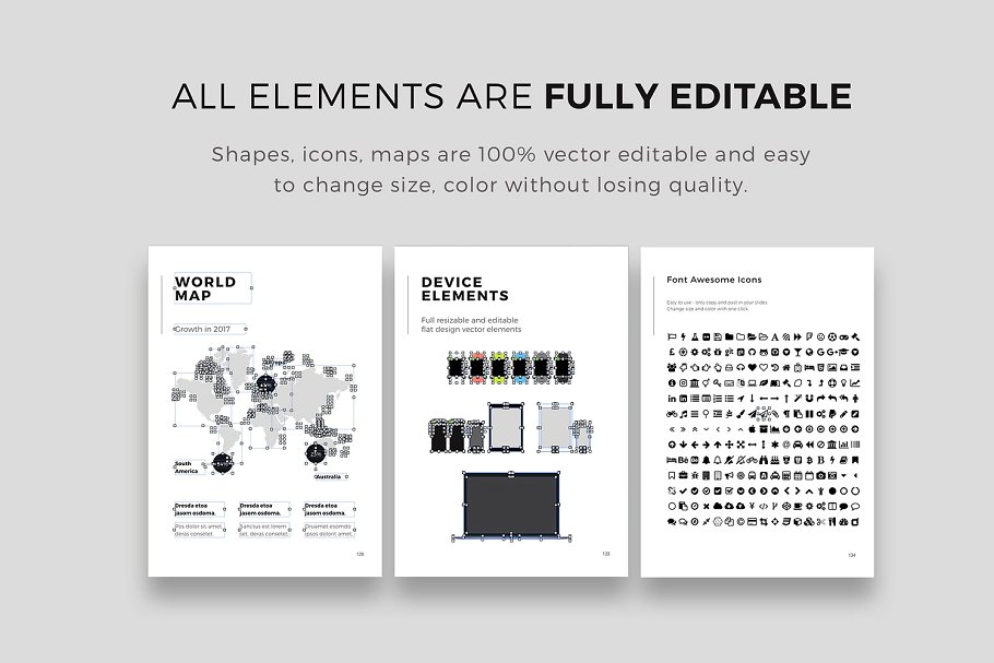 极力推荐：21合1创意产品演示 PPT&Keynote 幻灯片模板 The Bundle Presentation + 60 Photos插图(14)