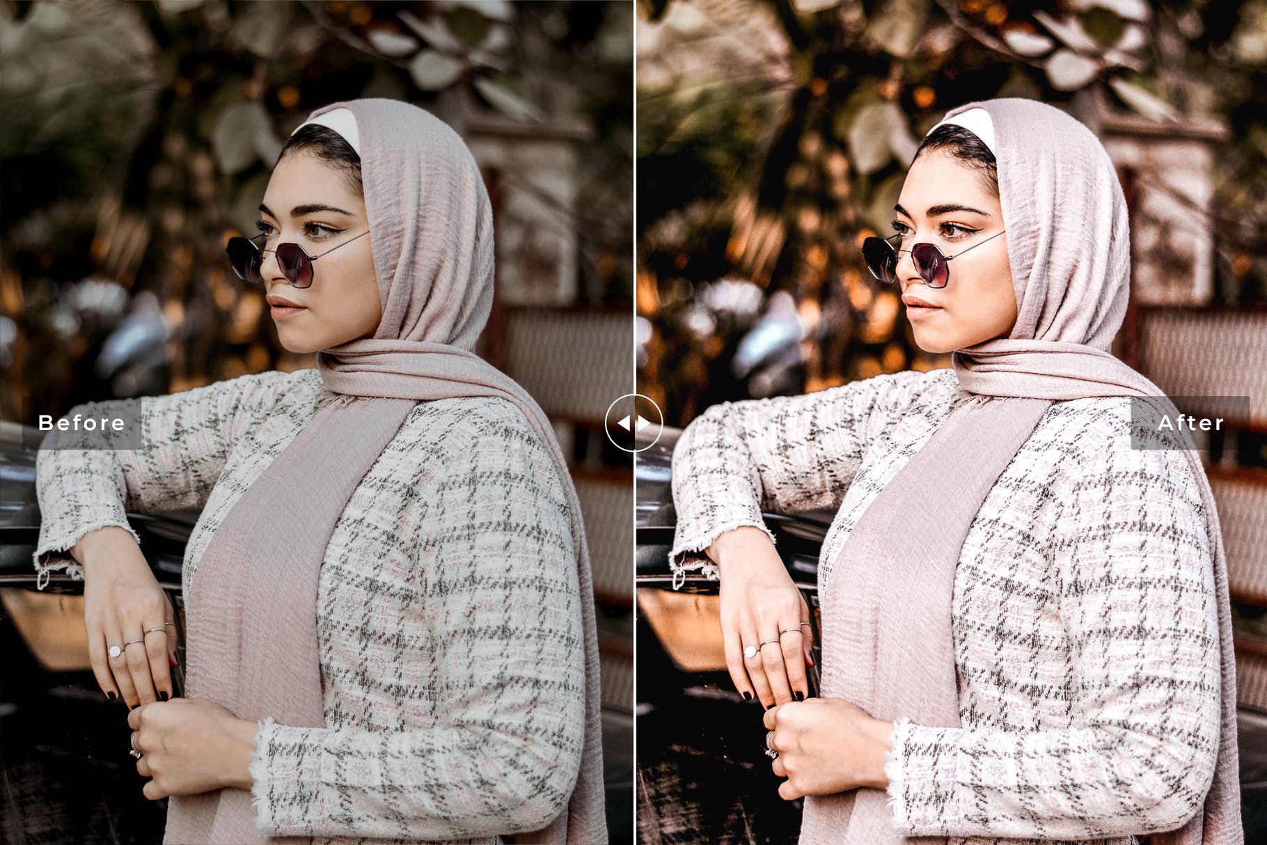 粉色暖色系照片风格滤镜素材库精选LR预设 Blossom Mobile & Desktop Lightroom Presets插图(3)