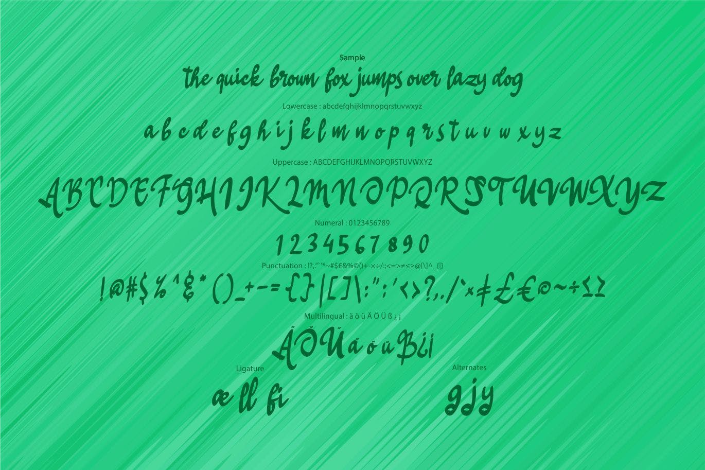 海报/Logo/包装设计英文书法字体素材库精选 Hilles | Script Font Style插图(5)