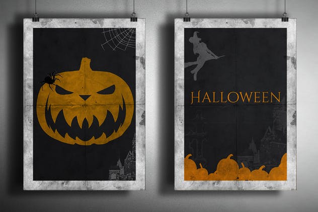 万圣节主题气氛营造PS图案画笔笔刷 Devilishly Cool Halloween PSD Brushes插图(1)