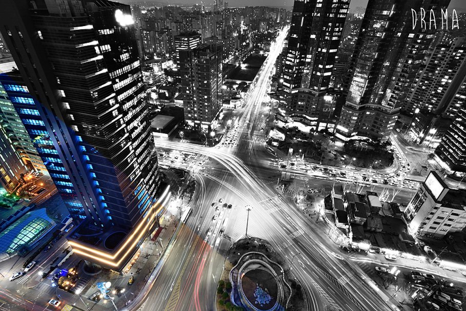 B&W黑白风格照片效果PS动作 B&W PRO Actions Set插图(3)