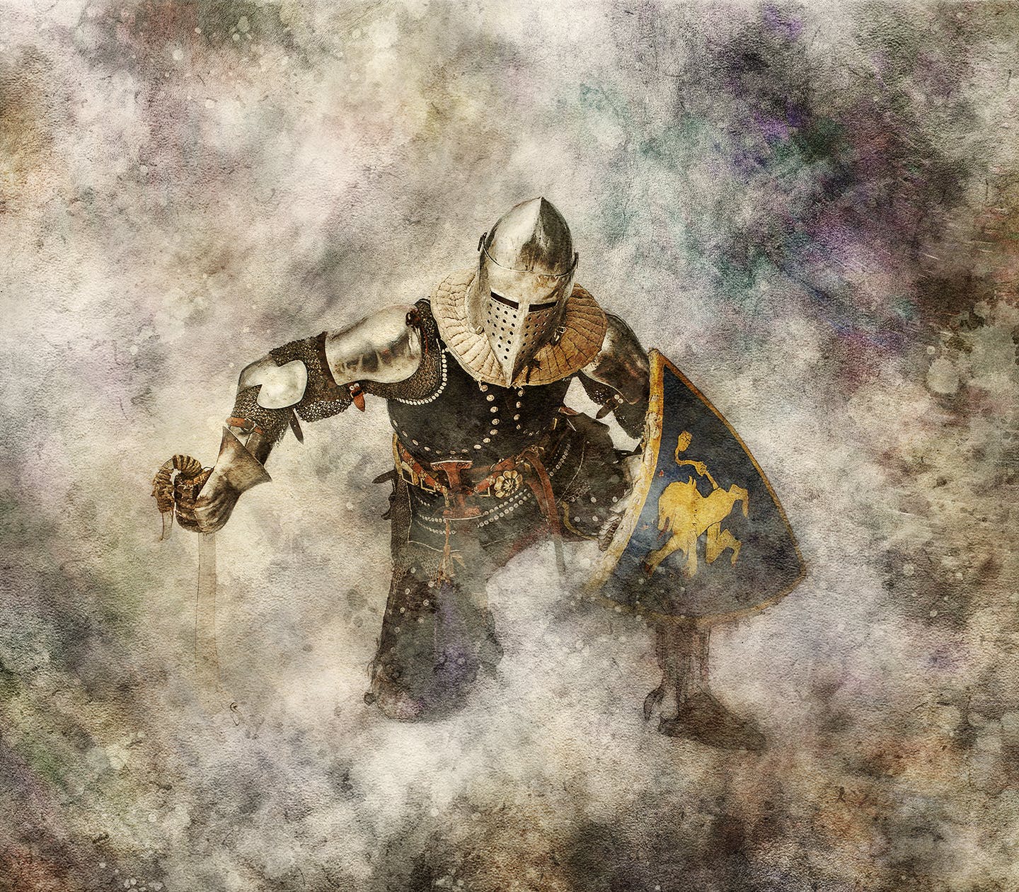 一款有创造性的复古风格艺术效果PS动作 Grunge Art CS3+ Photoshop Action插图(3)