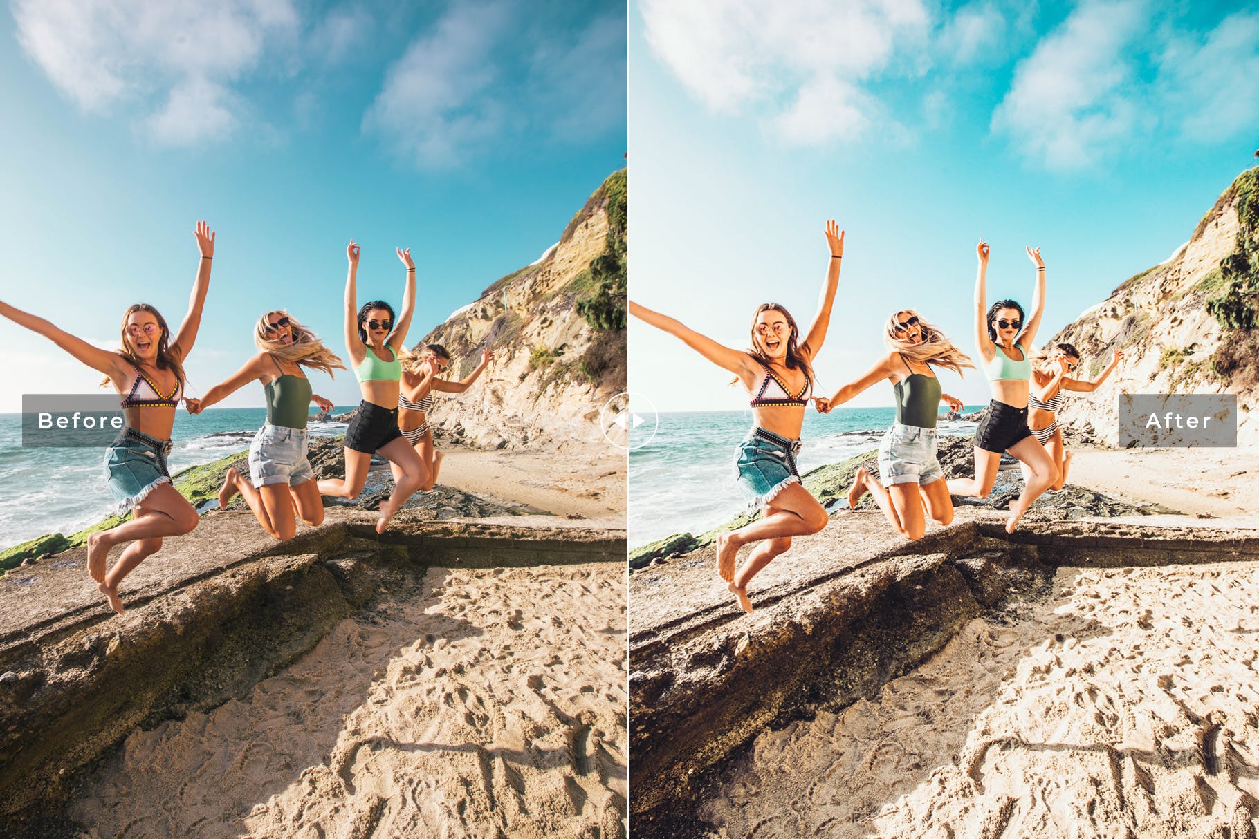 海洋海岛摄影绝配的调色滤镜素材库精选LR预设 Laguna Mobile & Desktop Lightroom Presets插图(1)